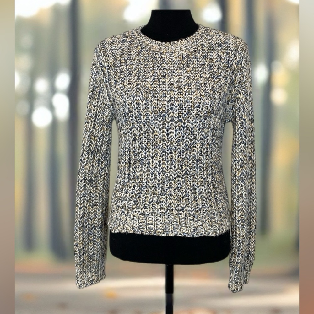 Noisy May Multicolor Crewneck Cable Knit Sweater Size S